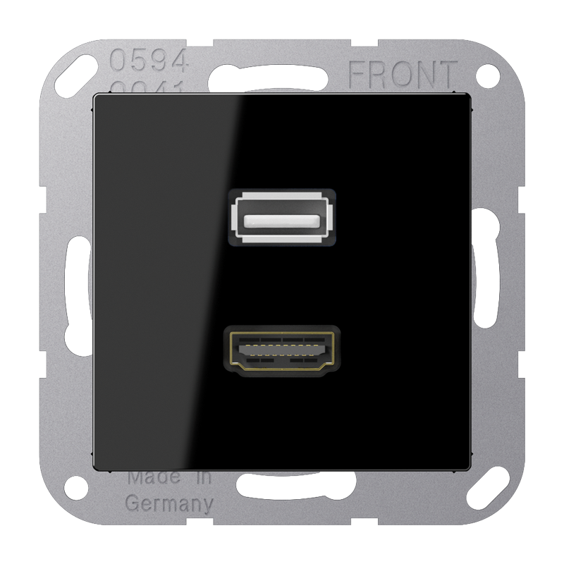 Изображение MAA1163SW  HDMI / USB 2.0 - завод JUNG