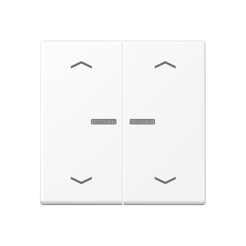 Изображение BTA17102PWWM  JUNG HOME кнопка, 2 группы с символами «стрелки» - завод JUNG