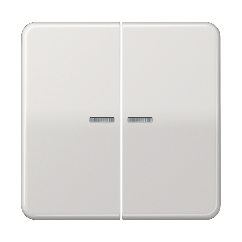 Изображение BTCD17102LG  JUNG HOME кнопка, 2 группы - завод JUNG