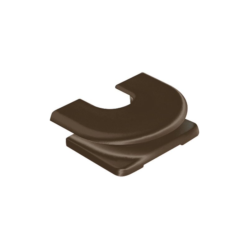 Изображение 11BR  Ввод для кабелей и миниканалов; коричневый - завод JUNG