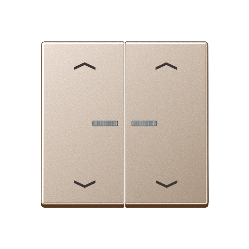 Изображение BTA17102PCH  JUNG HOME кнопка, 2 группы с символами «стрелки» - завод JUNG