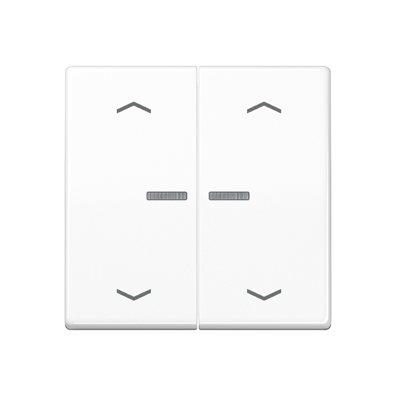 Изображение BTA17102PWW  JUNG HOME кнопка, 2 группы с символами «стрелки» - завод JUNG