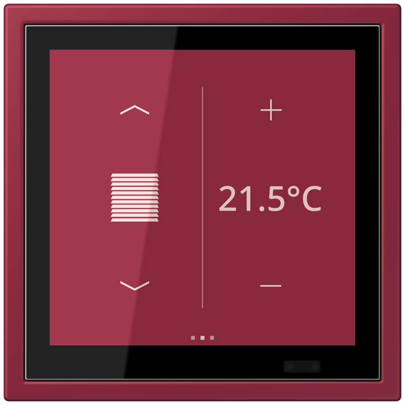 Изображение LCZ459BFD1S255  KNX комнатный контроллер LS TOUCH - завод JUNG