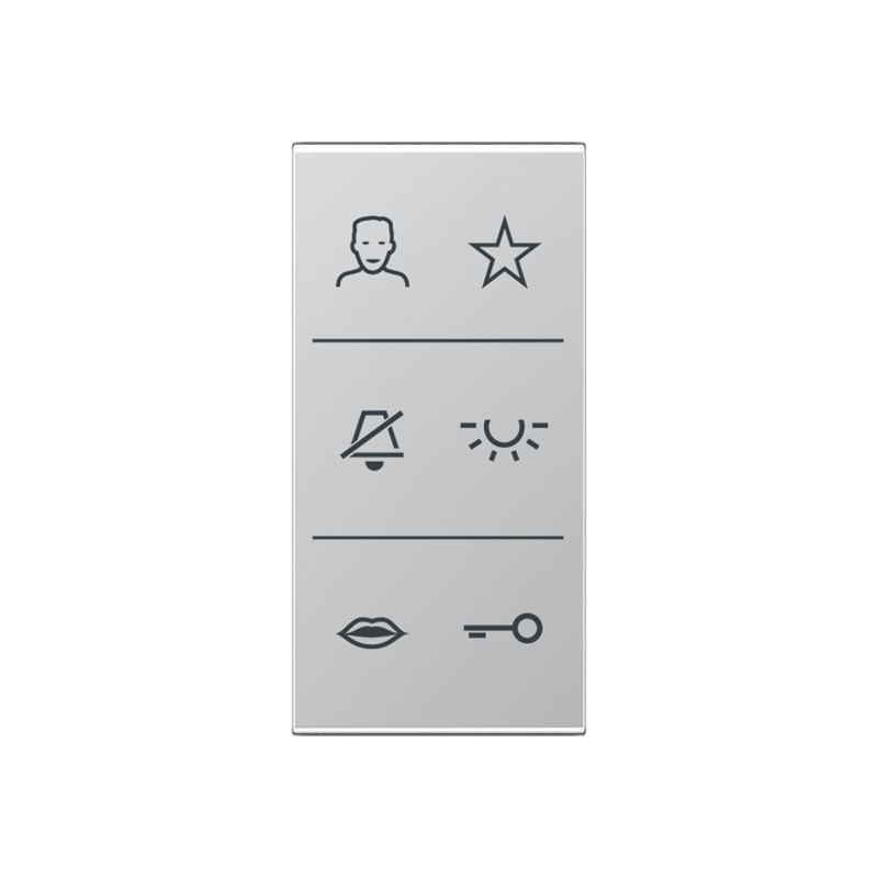 Изображение SIV6ADCAL  Накладка с символами видео - завод JUNG