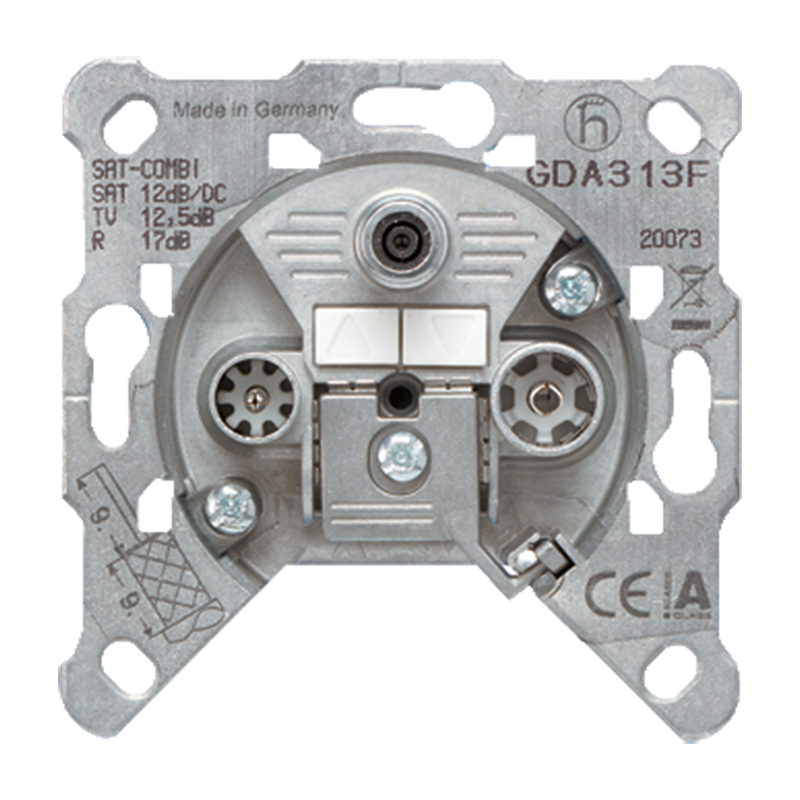 Изображение GDA313F  SAT-TV-FM розетки - завод JUNG