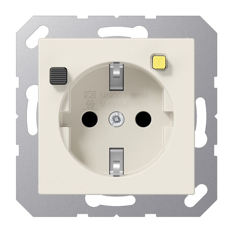 Изображение A5520.30  SCHUKO®-розетка (УЗО) 16 A / 250 B ~ - завод JUNG