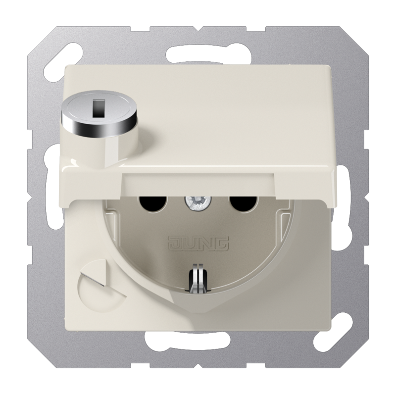 Изображение AS1520BFKLSL  SCHUKO®-розетка 16 A / 250 B ~ - завод JUNG