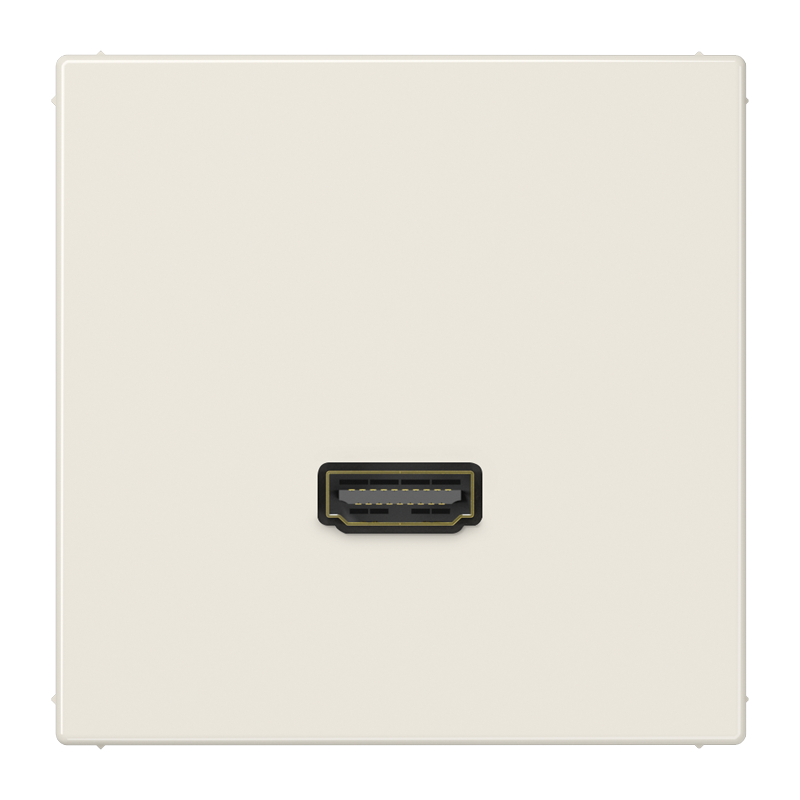 Изображение MALS1112  Одиночный разъем HDMI - LS (слоновая кость) - завод JUNG