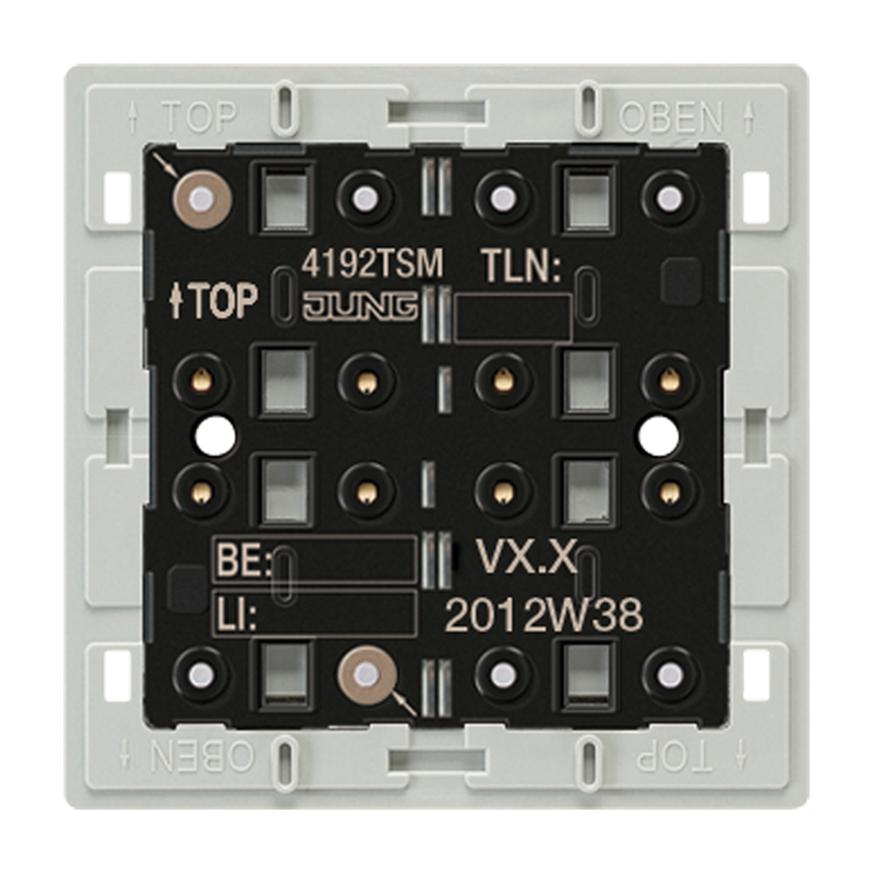 Изображение 4192TSM  KNX кнопочный модуль «универсальный», 2 группы - завод JUNG