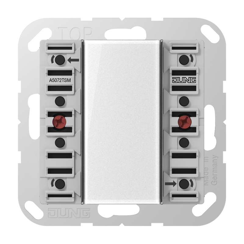 Изображение A5072TSM  KNX кнопочный модуль «стандарт», 2 группы - завод JUNG