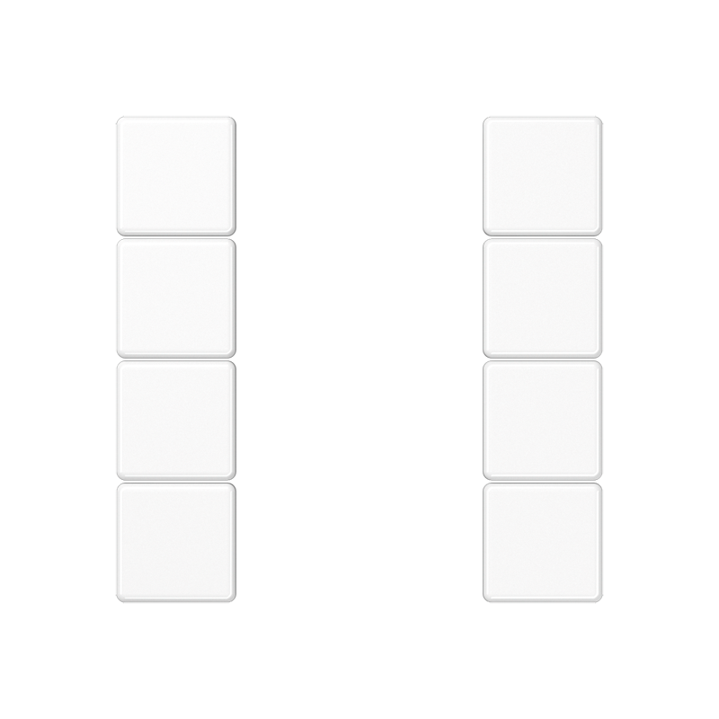 Изображение A504TSAWW  Набор накладок 4 группы - завод JUNG
