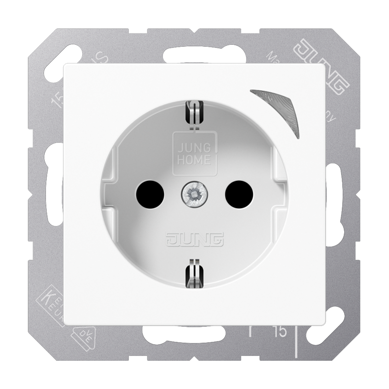 Изображение BTA1521SWW  JUNG HOME SCHUKO® розетка - завод JUNG