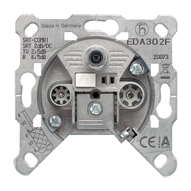 Изображение EDA302F  SAT-TV-FM розетки - завод JUNG