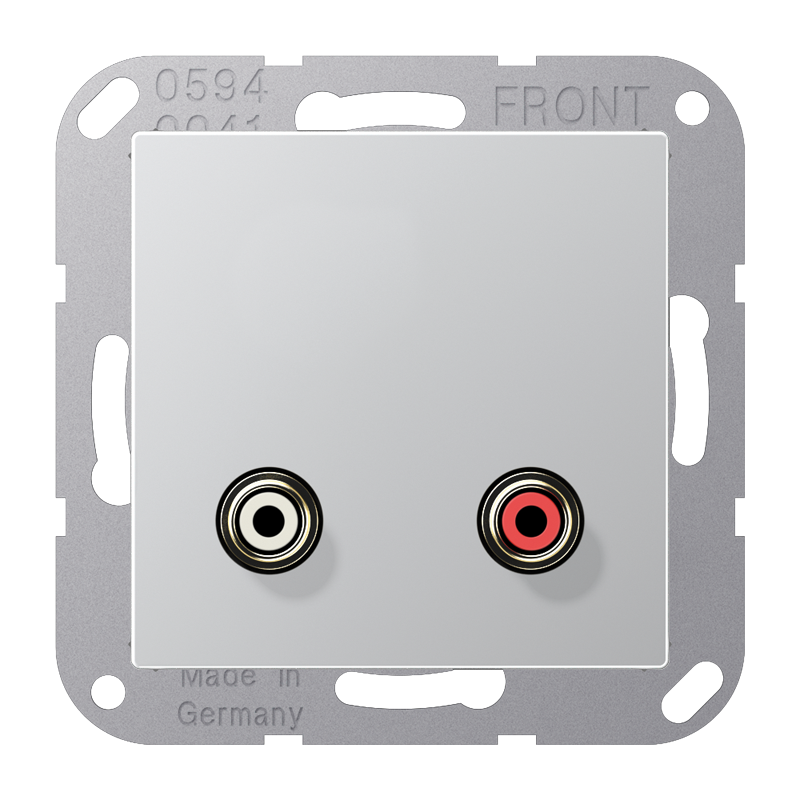 Изображение MAA1021AL  Аудио «Тюльпан» (Cinch/RCA) - завод JUNG