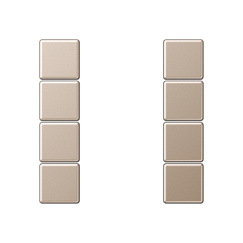 Изображение A504TSACH  Набор накладок 4 группы - завод JUNG