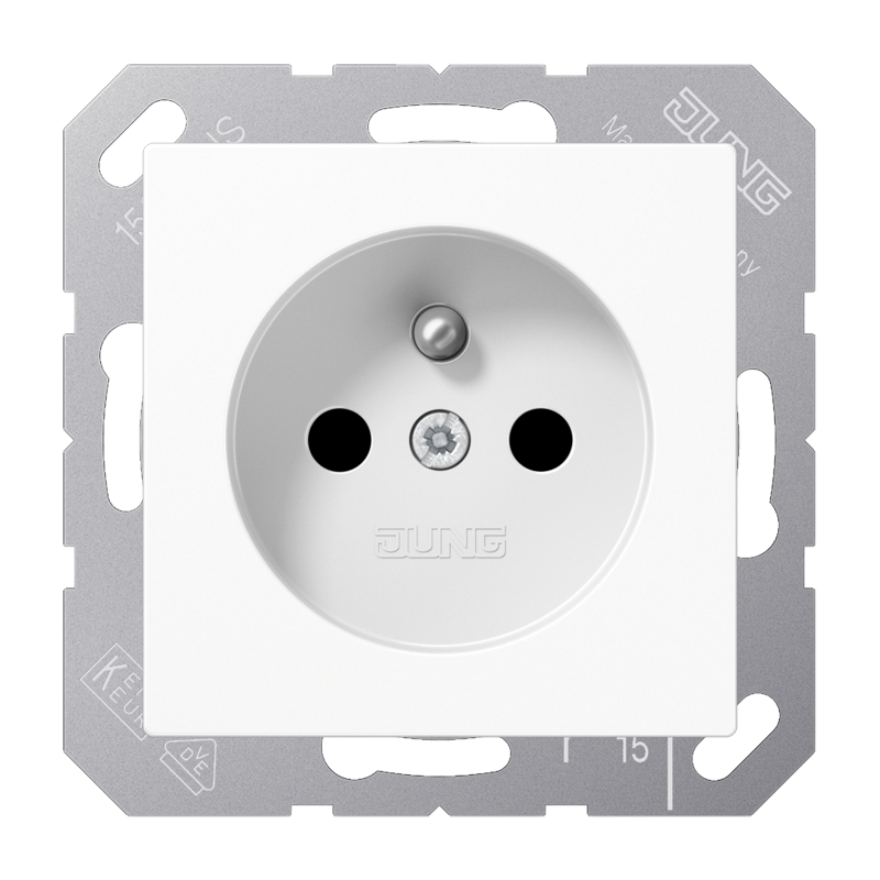 Изображение A1521FKIWW  Розетка франко-бельгийской системы - завод JUNG