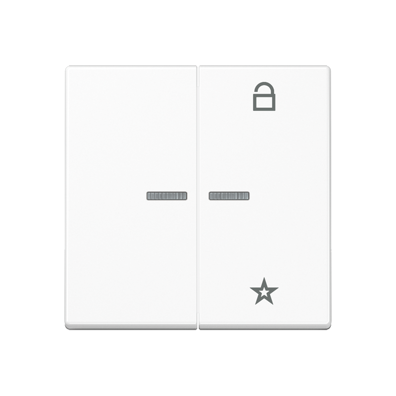 Изображение FMA1701BFWWM  eNet кнопка, универсальная, 1 группа - завод JUNG