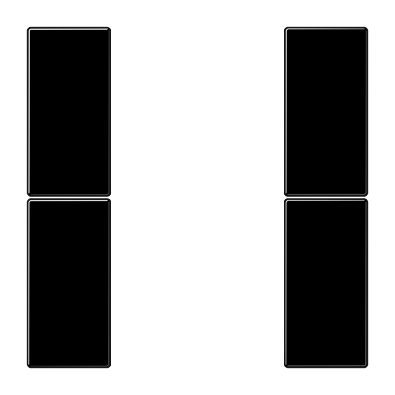 Изображение LS502TSASW  Набор накладок 2 группы - завод JUNG