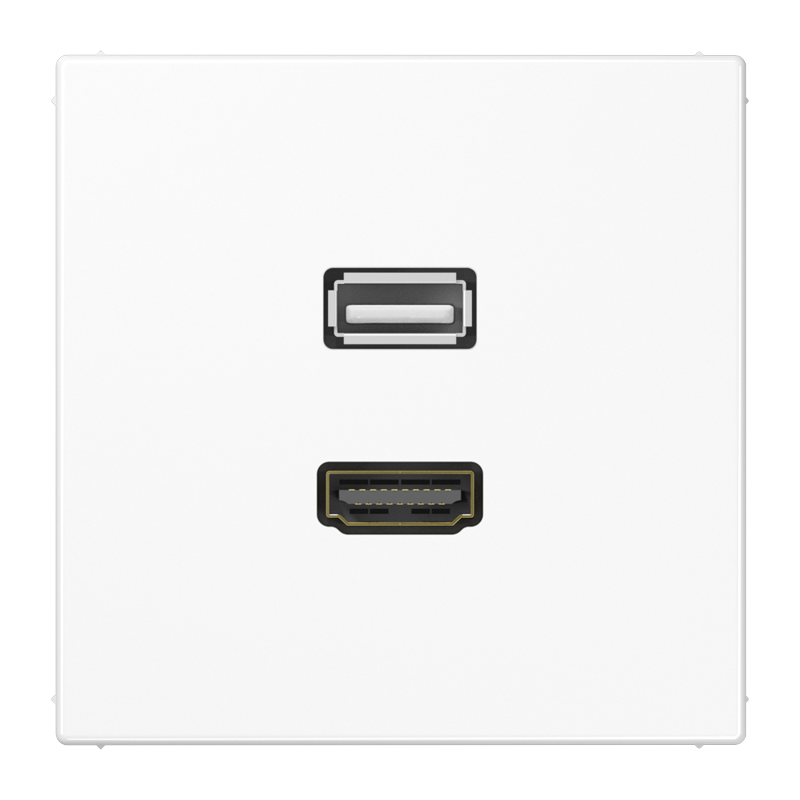 Изображение MALS1163WW  HDMI / USB 2.0 - завод JUNG