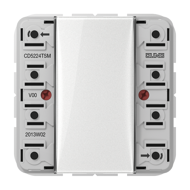 Изображение CD5224TSM  Кнопочный модуль 24 В AC/DC, 20 мA - завод JUNG