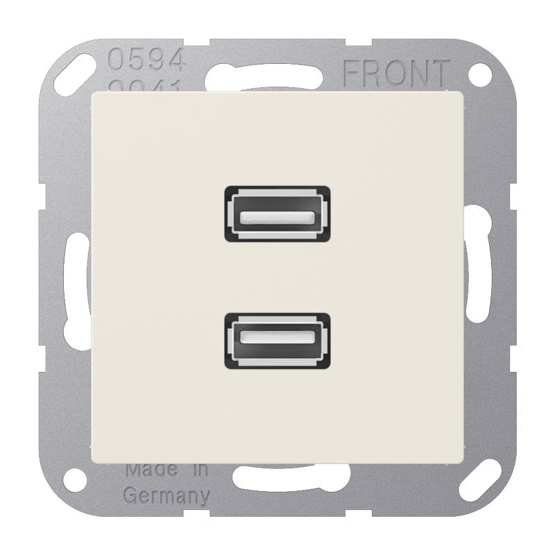 Изображение MAA1153  2 x USB 2.0 - завод JUNG