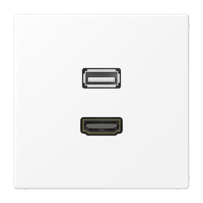 Изображение MALS1163WWM  HDMI / USB 2.0 - завод JUNG
