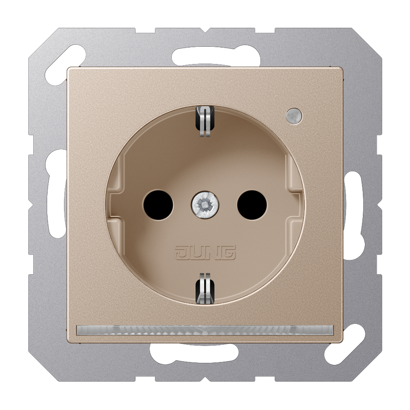 Изображение A1520-OCHLNW  SCHUKO®-розетка 16 A / 250 B ~ - завод JUNG