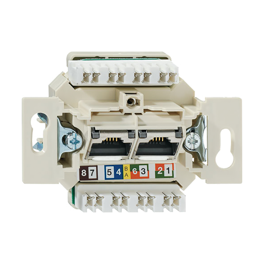 Изображение EPUAE8-8UPOK6US  Двойная UAE розетка; категория 6 - завод Rutenbeck