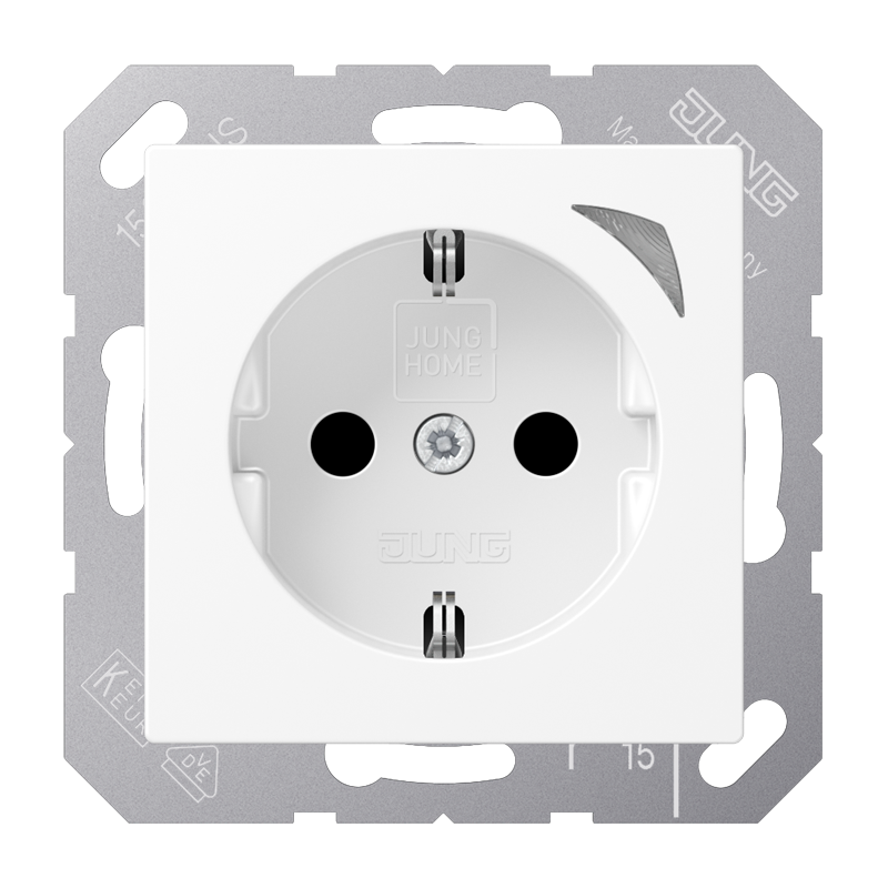 Изображение BTA1521SWWM  JUNG HOME SCHUKO® розетка - завод JUNG