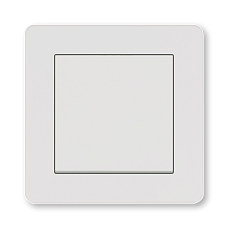 Выключатель одноклавишный JASMART серии G-Flex белый глянцевый