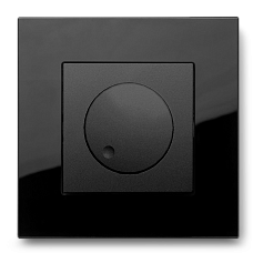 LED-диммер роторный JASMART G-Classic G-Glass рамка из черного стекла