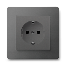 Розетка SCHUKO® JASMART G-Flex алюминий (титан)