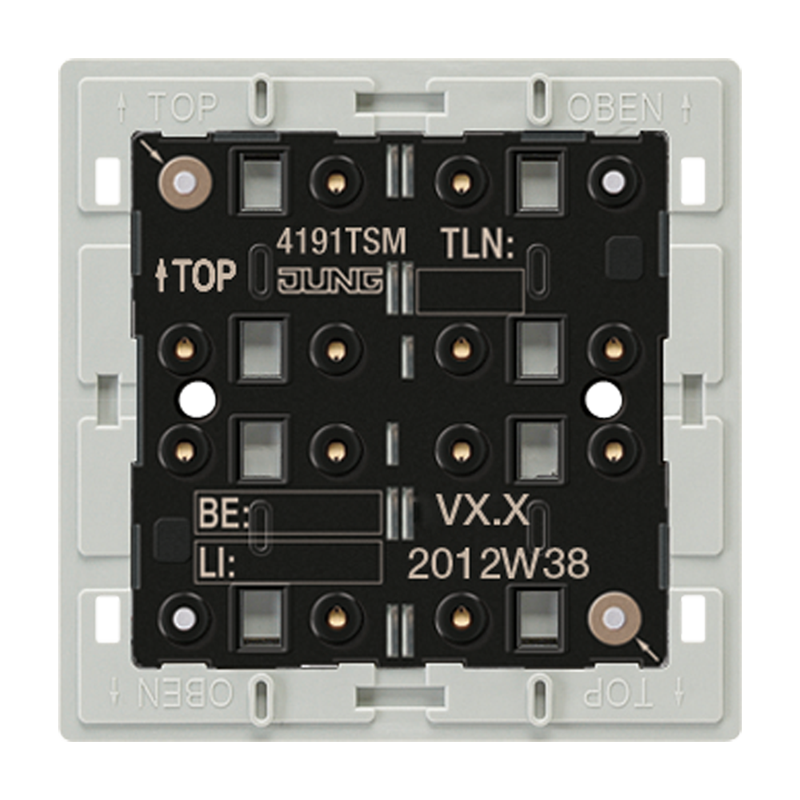 Изображение 4191TSM  KNX кнопочный модуль «универсальный», 1 группа - завод JUNG