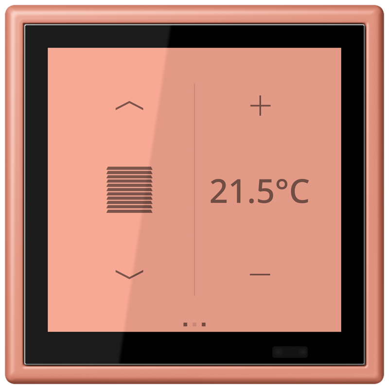 Изображение LC459D1S233  KNX комнатный контроллер LS TOUCH - завод JUNG