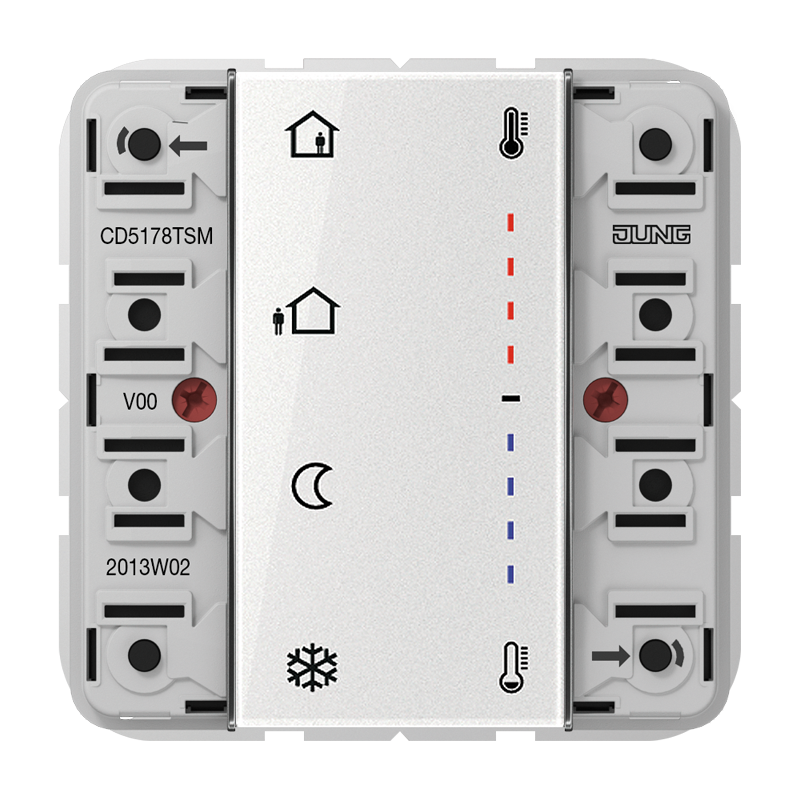 Изображение CD5178TSM  KNX комнатный контроллер, 2 группы - завод JUNG