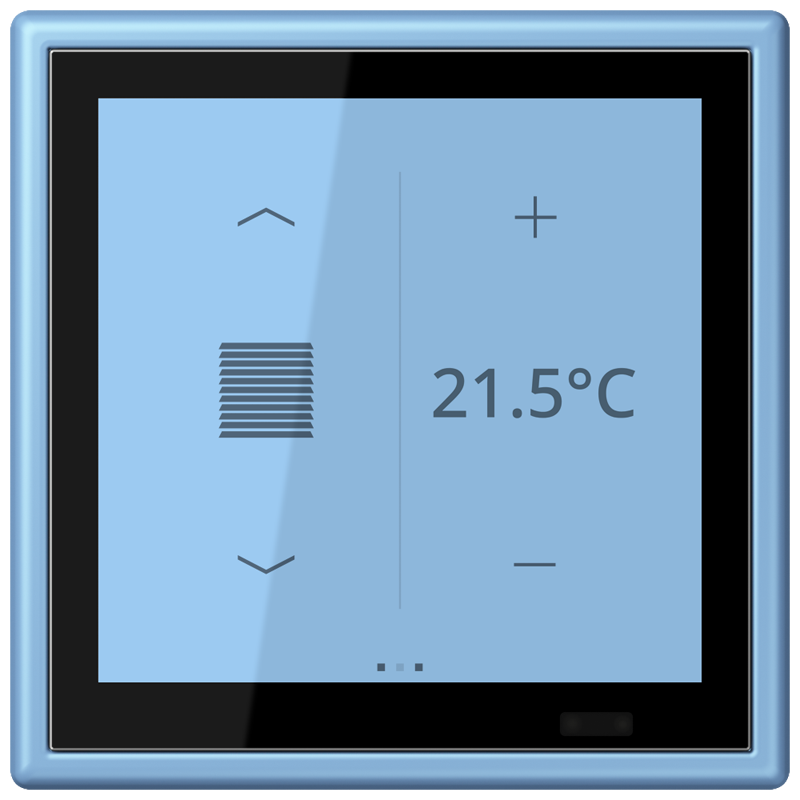 Изображение LC459D1S256  KNX комнатный контроллер LS TOUCH - завод JUNG