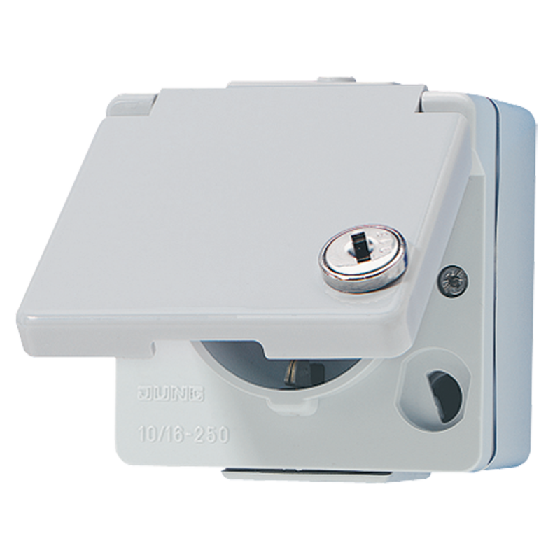 Изображение 621WSL  SCHUKO®-розетка 16 A / 250 B ~ - завод JUNG