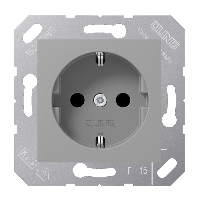 Изображение CD5121BFGR  SCHUKO®-розетка 16 A / 250 B ~ - завод JUNG