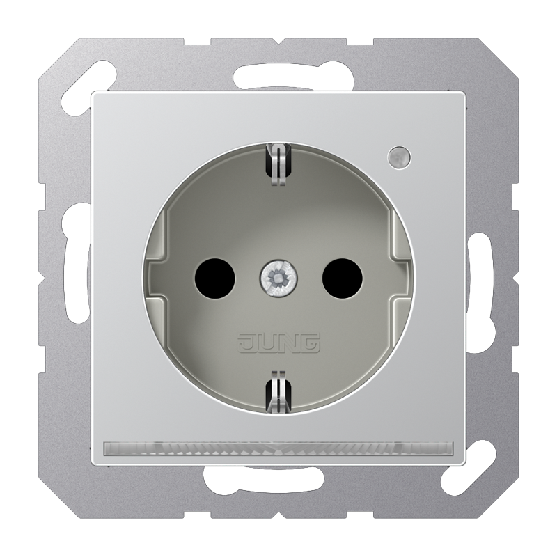 Изображение A1520-OALLNW  SCHUKO®-розетка 16 A / 250 B ~ - завод JUNG