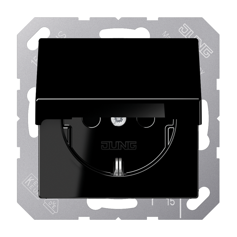 Изображение A1520BFKLSW  SCHUKO®-розетка 16 A / 250 B ~ - завод JUNG