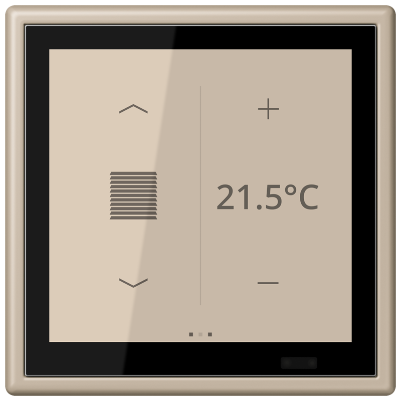 Изображение LC459D1S243  KNX комнатный контроллер LS TOUCH - завод JUNG
