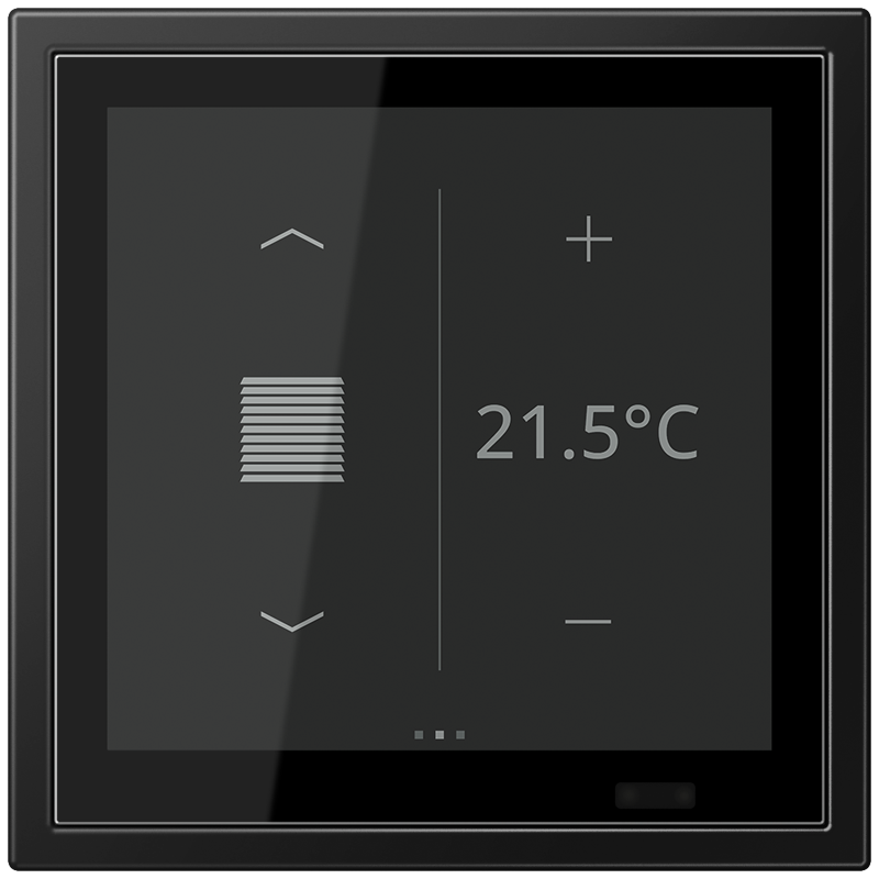 Изображение LSZ459BFD1SSWM  KNX комнатный контроллер LS TOUCH - завод JUNG
