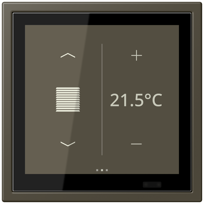 Изображение LCZ459BFD1S241  KNX комнатный контроллер LS TOUCH - завод JUNG