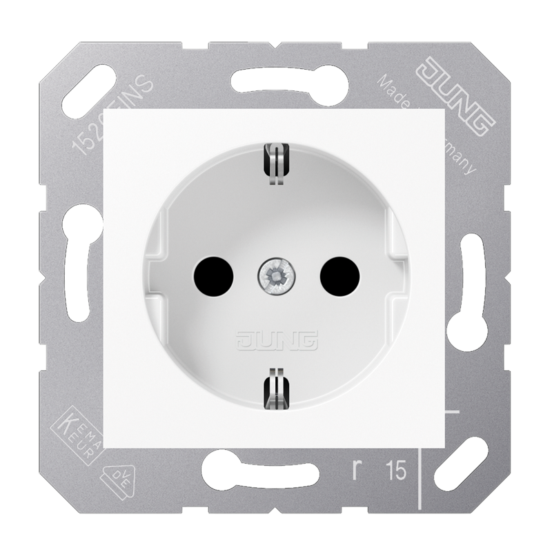 Изображение CD5121BFWW  SCHUKO®-розетка 16 A / 250 B ~ - завод JUNG