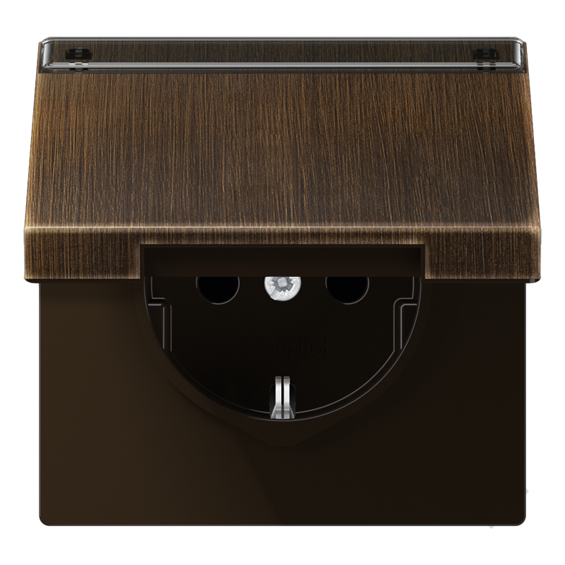 Изображение ME1520NAKLAT  SCHUKO®-розетка 16 A / 250 B ~ - завод JUNG