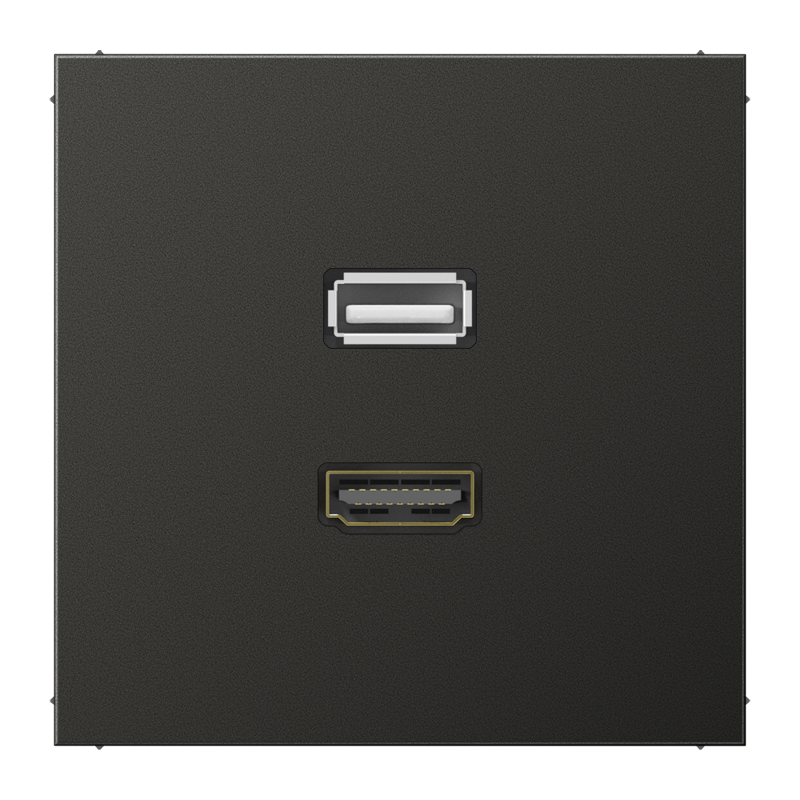 Изображение MAAL1163AN  HDMI / USB 2.0 - завод JUNG