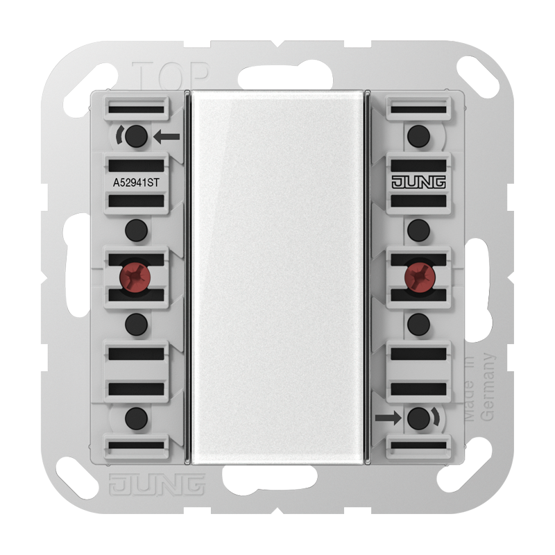 Изображение A52941ST  KNX кнопочный модуль универсальный, 4 группы - завод JUNG