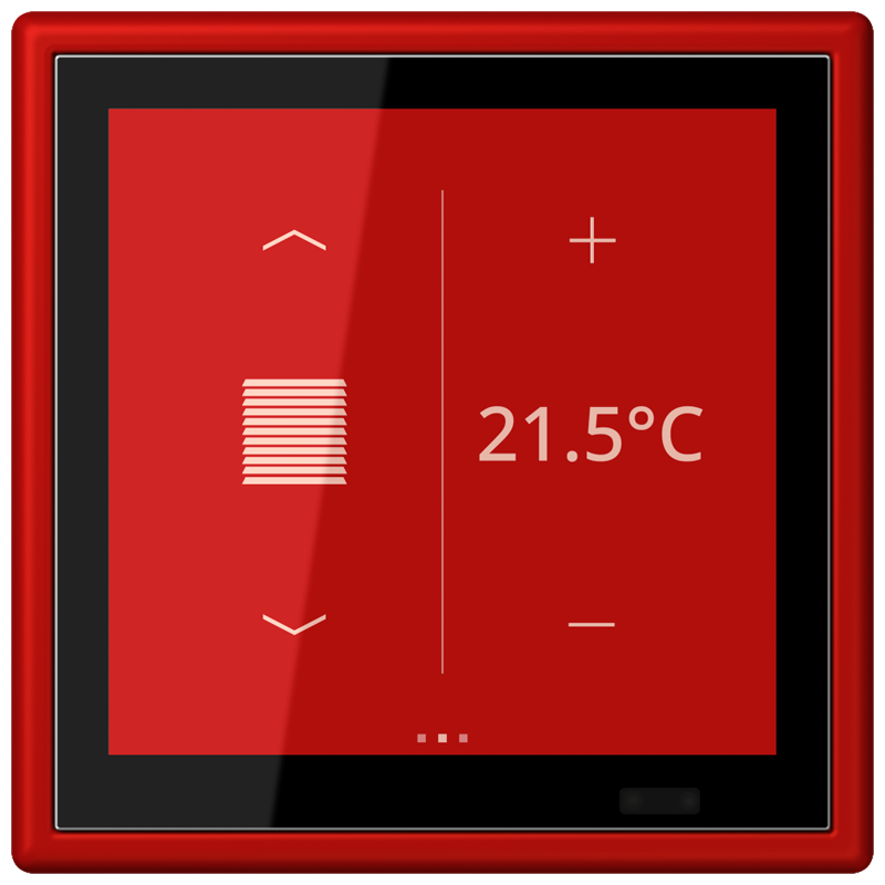 Изображение LC459D1S227  KNX комнатный контроллер LS TOUCH - завод JUNG