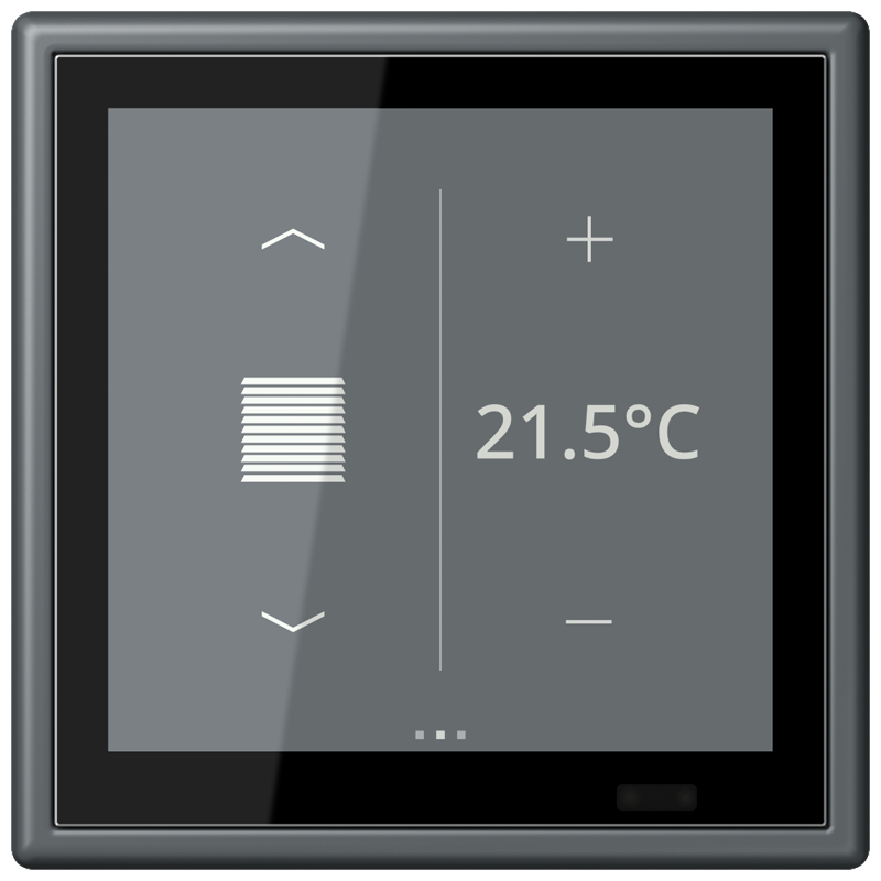 Изображение LC459D1S202  KNX комнатный контроллер LS TOUCH - завод JUNG