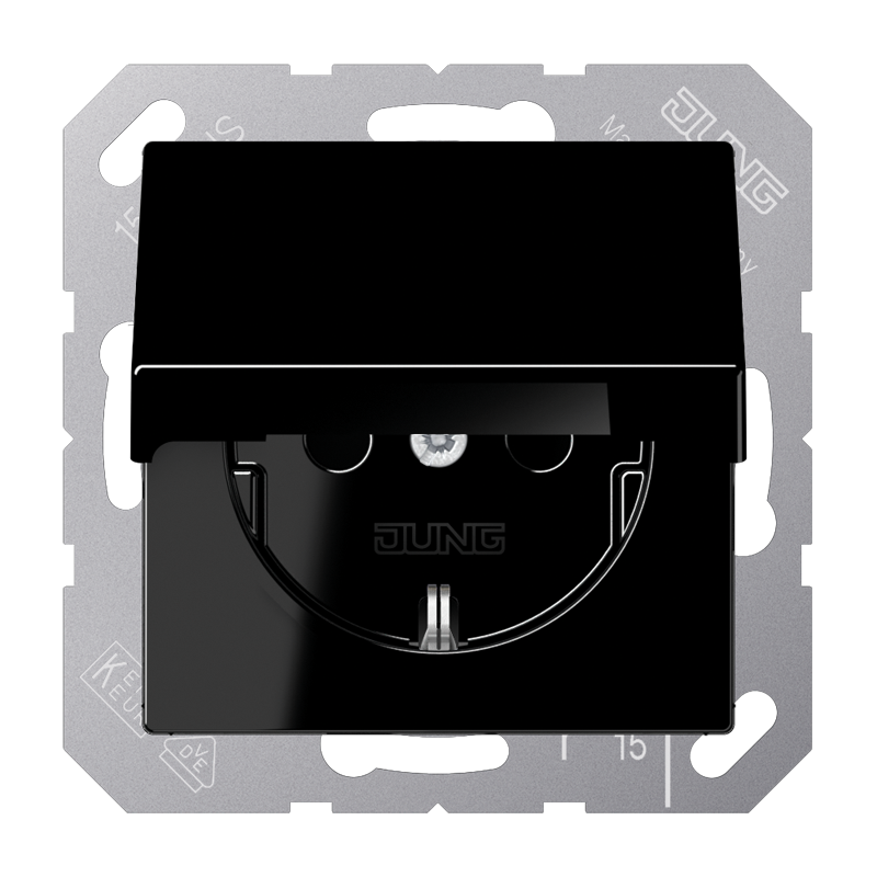 Изображение A1521BFKLSW  SCHUKO®-розетка 16 A / 250 B ~ - завод JUNG